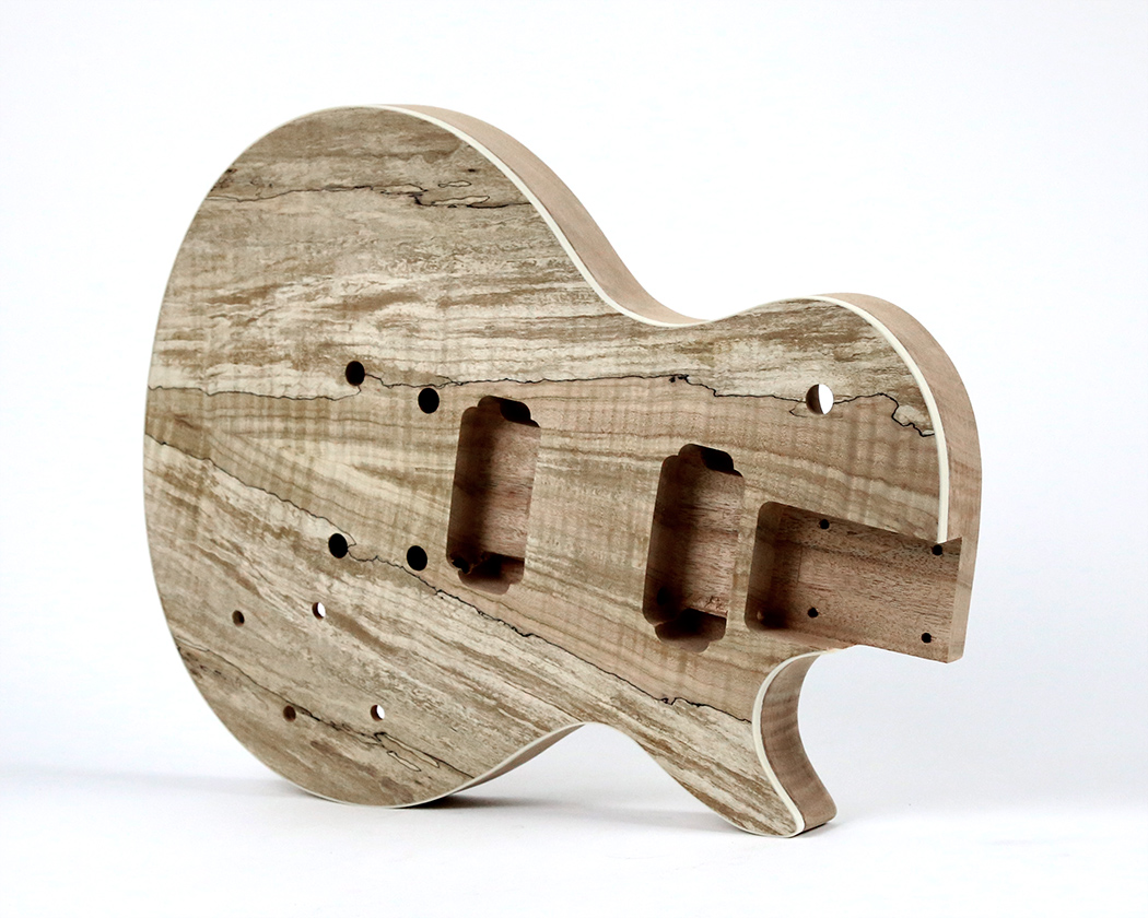Coban Guitars DIY Guitar kit SG515 Bolt on Neck Spalted Maple with